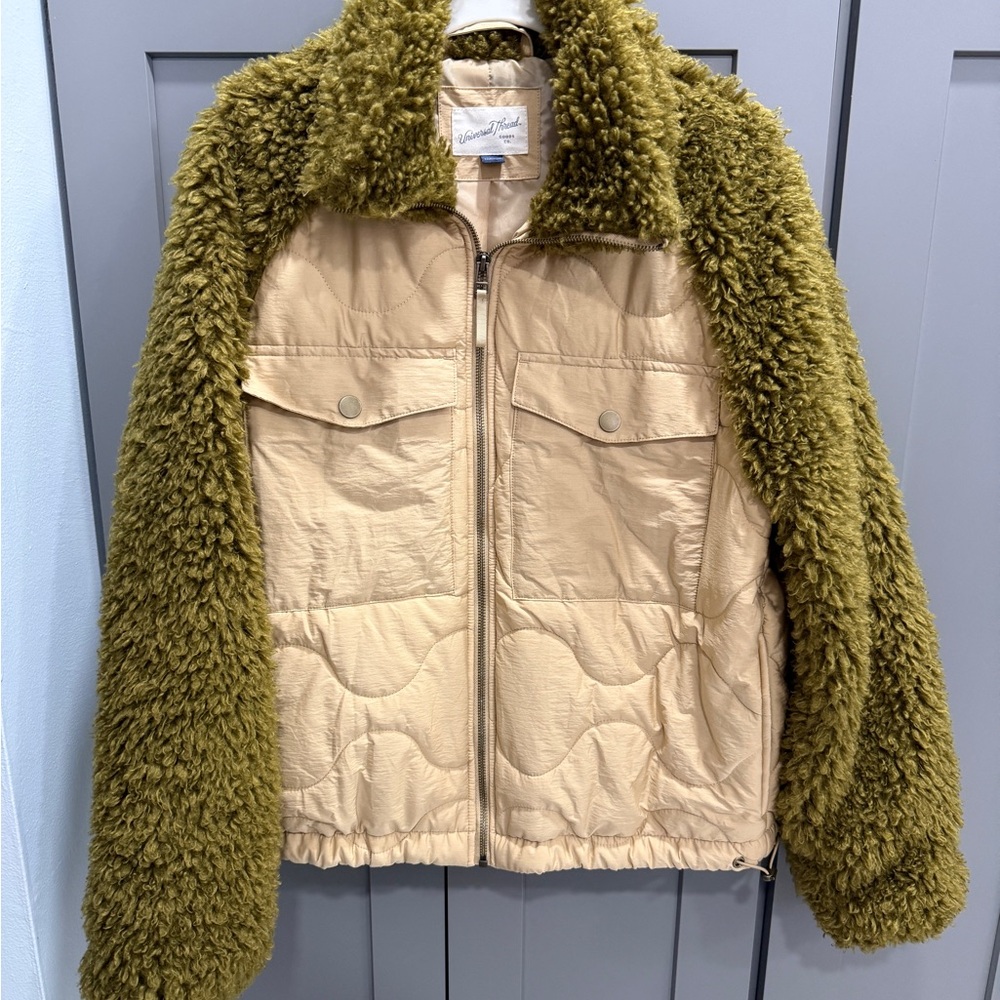 Universal Thread Olive And Beige Jacket - image 2